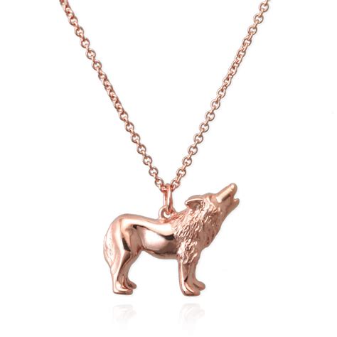 wolf necklace for women